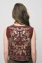 Women's Ethnic Sparkle Handcrafted Beaded and Embroidered Liyosel Crop Vest - 5