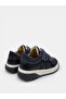 Genuine Leather Orthopedic Navy Blue Boys' Shoes - 3