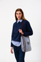 Regular Organic Cotton Navy Blue Women's Sweatshirt