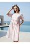 Dalaman Shile Bezi̇ Dress / Pink - 3