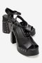 Darian Women's Genuine Leather Clog Sandals Black