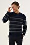 Men's Striped Sweater - 2