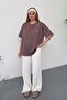 Women's 2-Strap T-Shirt with Heart Accessories Light Brown - 26Y 26606 - 4