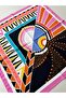 Pink patterned colorful modal women's scarf bandana 50x50 cm standard size hair neck bag accessory - 3