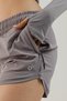 Sportswear Sri-04 Run H 16 cm Lined Underwear Supported Runner Women's Shorts Gray - 3