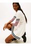Tjw F&F Knitwear Polo Collar Mini Women's White Dress Dw0Dw22106Ybh - 3