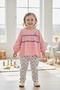 Floral Report Fabric Double Girl Set 3Y/4Y/5Y/6Y - 2
