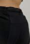 Training Sri-12 Fit Pi Mid Waist 2-in-1 Women's Athlete Shorts with Leggings Black - 4