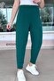 High Waist Balloon Cut Crepe Trousers 6Y010 - 3