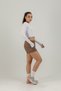 Sportswear Sri-04 Run H 16 cm Lined Underwear Supported Runner Women's Shorts Brown - 5