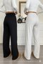 Women's Black-Grey Sweatpants - Waist-Tied, Suitable for Daily Use, Comfortable Fit, Washable Fabric - 2