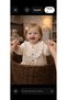 Firfirli Lace Buttoned 100% Cotton High Quality Production (3-9 Months) Baby Set (Top and Bottom) - 7