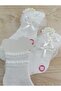 Bebe Accessorized Socks Coton Light Cream 3 Pairs - 5