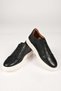 Laceless Elastic Eva Sole Genuine Leather Sneaker 174-24226 Men's Shoes - 7