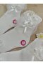 Bebe Accessorized Socks Coton Light Cream 3 Pairs - 4