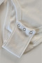 Organic Cotton Body Suit Extension Device with 3 Snaps 9.5 mm - 3