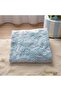 Baby Kids Plush Blanket Ecru Blue Pink Embossed Patterned 90X100 Short Pile Blanket - 2