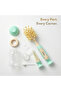 Baby Bottle Brush Set – Silicone & Nylon 360° Bottle Cleaner with Hidden Nipple Brush & 5 - 5