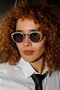 Unisex Retro White Frame Black Glass Sunglasses - 51 Ekartman - 4