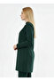 Hijab Tek Üst Hunter Green Lycra Women's Medical Uniform Doctor and Nurse Uniform Surgical - 2