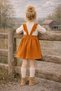 Girl's Corduroy Salopet Skirt - 5