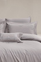 Kelly 400Tc Luxury Duvet Cover Set / Gray - 4