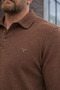 Men's Large Size Premium Coffee Polo T-Shirt - 3