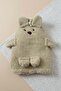 Plush Baby Blanket with Teddy Bear Figure - 5