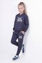 3-Piece Hooded Kangaroo Pocket Printed Detailed 6-Piece Girls' Tracksuit Set - 4