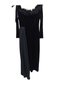 Rochie neagră elegantă cu blana artificiala – stil sofisticat - 3