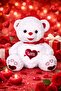 40 cm Plush Teddy Bear Special Gift for Valentine's Day & Children Soft Stuffed Toy with Love Heart - 6