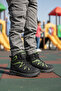 Black-Green Children's Outdoor Boots 2301 F - 2