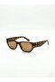 Women's Voggio Sunglasses Uv400 Leopard Orange |   Case and Cleaning Cloth Gift Set - 4