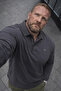 Men's Plus Size Premium Smoked Polo T-Shirt - 4