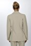 Men's Lapel Single Button Double Breasted Women's Jacket - Bamboo - 1184100 - 2