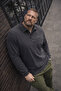 Men's Plus Size Premium Smoked Polo T-Shirt - 2