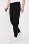 Black-Navy Blue-Anthracite Men's Ribbed Cuffed Sweatpants with Zipper Detail on Pockets, 3-Piece Set - 2