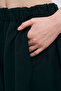Women's Solid Color Modern Shalwar Trousers with Elastic Waist - 3