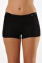 Women's Black Lycra Cotton Boxer
