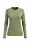 Women's Basic Long Sleeve Crew Neck Lycra-Free Slim Fit T-Shirt - 2