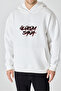 Men's Hooded "I Will Die for You" Printed 100% Cotton Shaped Oversize Sweatshirt - 2