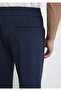 Black Navy Blue Trousers Regular Straight/Normal Waist/Straight Leg 0010559-86623 - 7