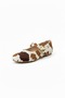 Cow D Patterned Women's t Buckled Elastic Easy-To-Wear Summer S Suede Dowry Bundle B Ballet Flats B71Snav - 5