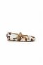 Cow D Patterned Women's t Buckled Elastic Easy-To-Wear Summer S Suede Dowry Bundle B Ballet Flats B71Snav - 4