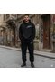 Calle 00 Men's 3 Thread Threaded Oversize Hoodie Tracksuit Set
