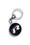High Quality Black R Logo Drop Printed Stylish Gift Car Keychain - 2