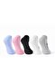 Black Non-Slip Sole Pilates and Yoga Booties Socks - 4
