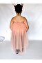 Girl's Salmon Strapless Premium- Birthday Party Stage Show Costume - 3