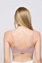 Women's Powder Double-Breasted Laser Cut Gathering Bra - 4