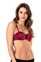 Women's Burgundy Strapless Padded Bra